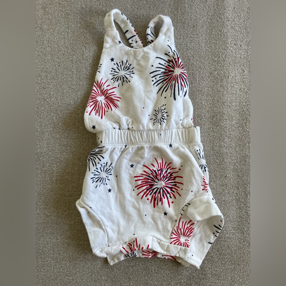 4th of July Monica and Andy Romper